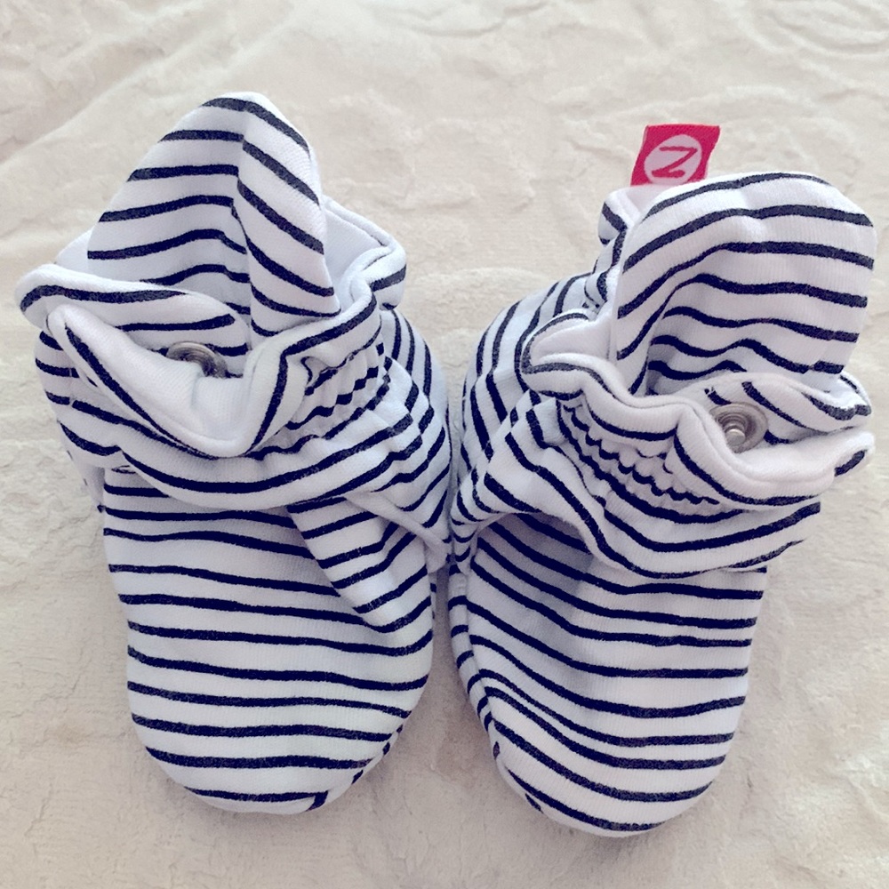 Zutano Baby Booties. Size 6 months. Gently used.